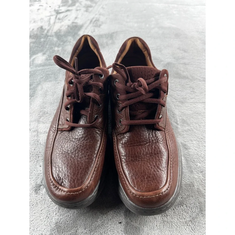 Clarks Unstructured Leather Oxfords Mens 12.5 Brown Air Circulation System 0023